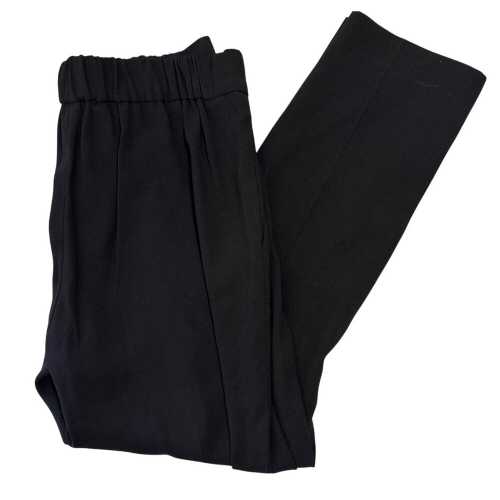Babaton Womens Black Elastic Waist Tapered Pants Size 6